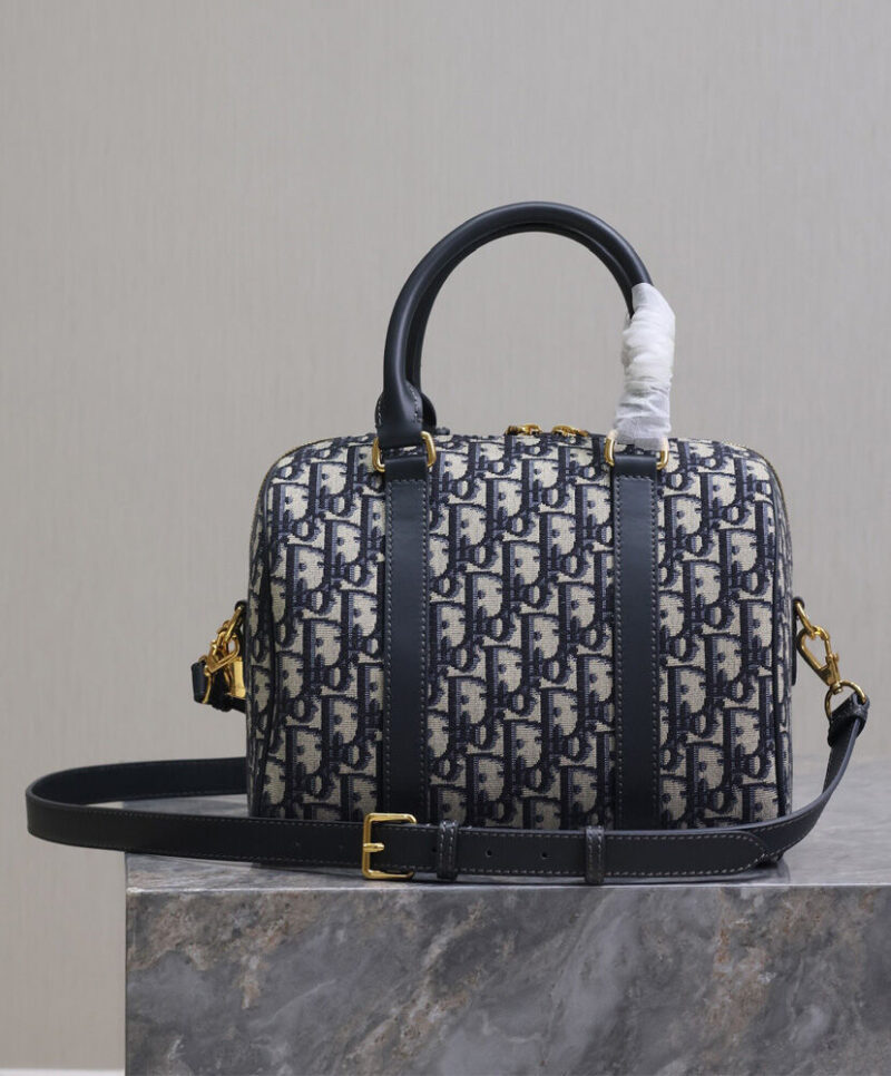 Christian Dior Groove 25 Bag Dark Blue